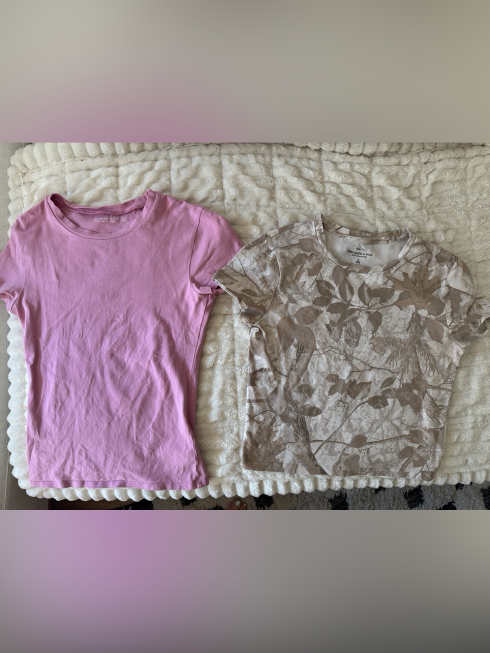 Abercrombie & Fitch Short-Sleeve Pink Tee $8 each